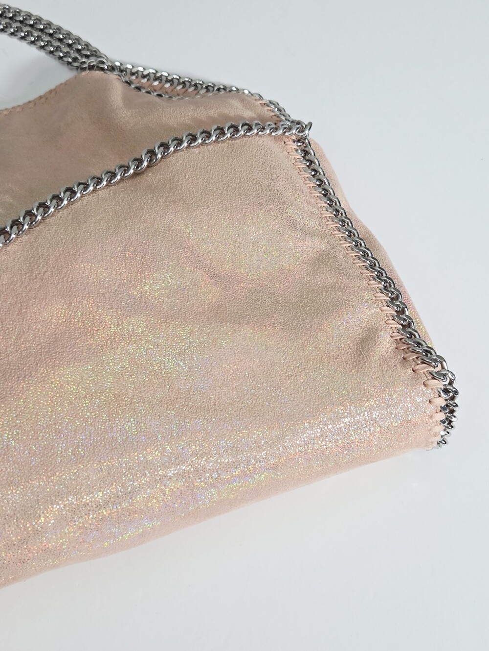 STELLA MCCARTNEY FALABELLA TOTE BAG - COPPER ROSE METALLIC PINK - Picture 10 of 16